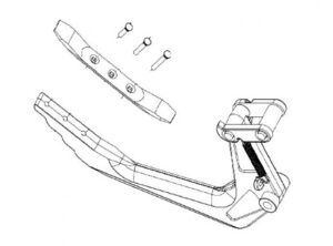 BRAÇO SUBSOLADOR COMPLETO